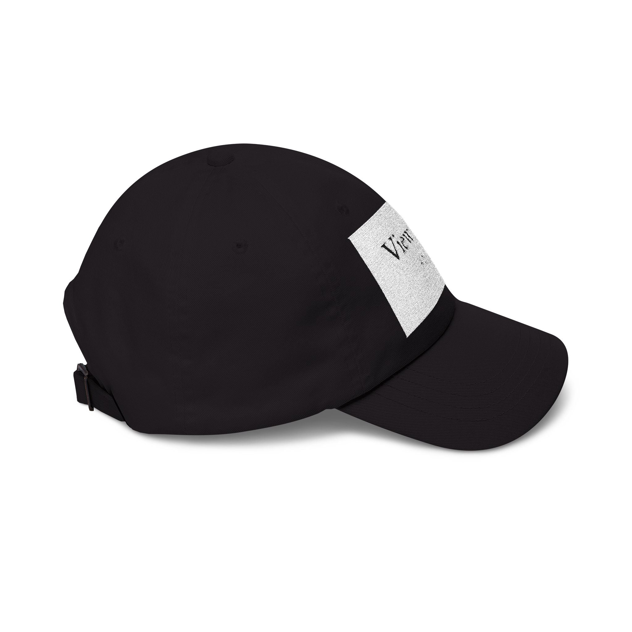 Dad Cap — "View From Above" Minimal Patch Baseball Hat