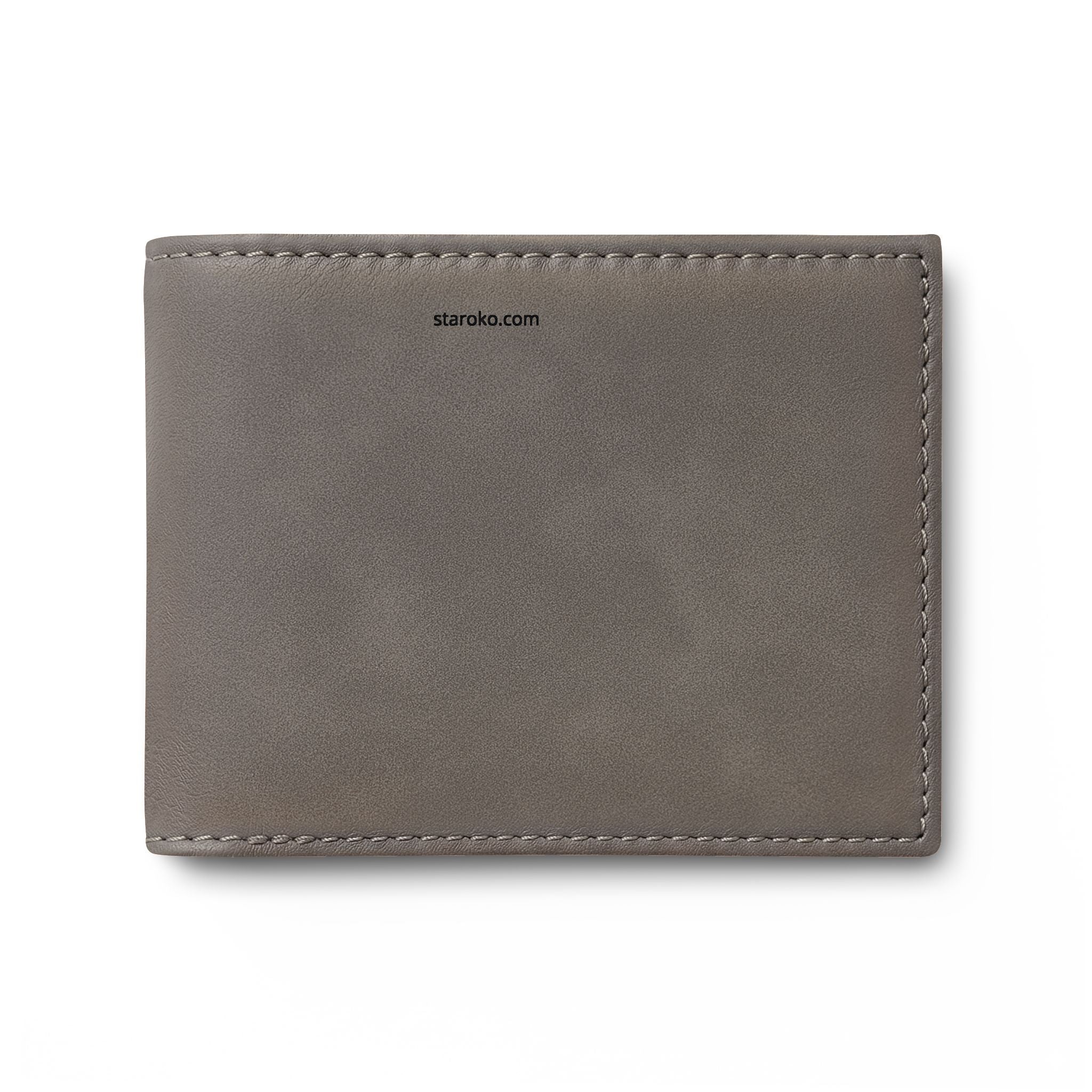 Slim Bi-Fold Wallet — Minimal Leather Flip Wallet