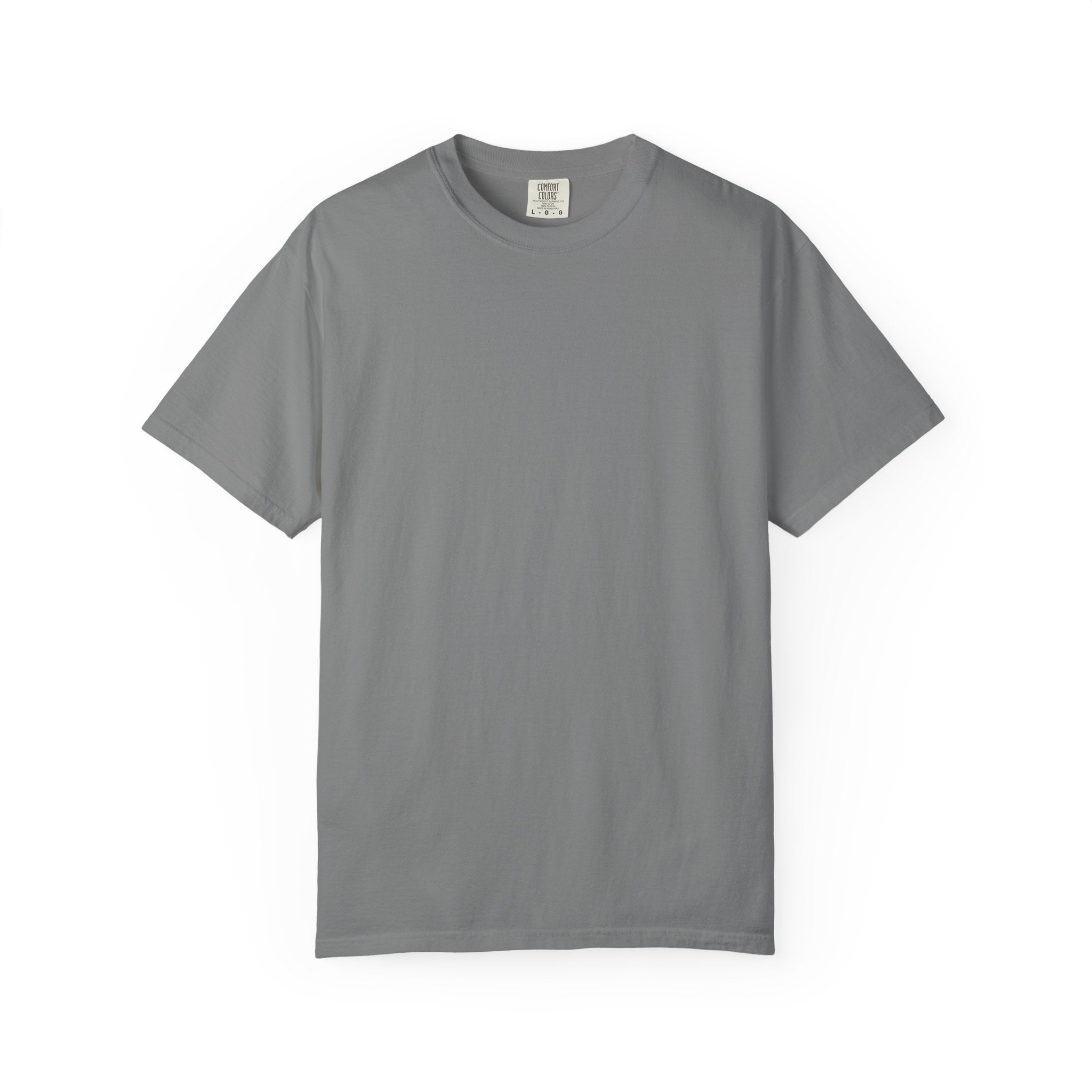Classic Blank Garment-Dyed T-Shirt — Minimal Crew Tee