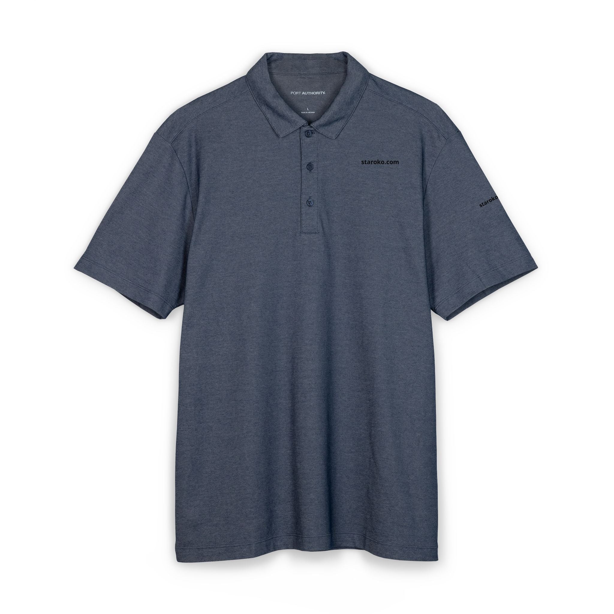 Classic Men's Fine Pique Polo Shirt — Port Authority Blend