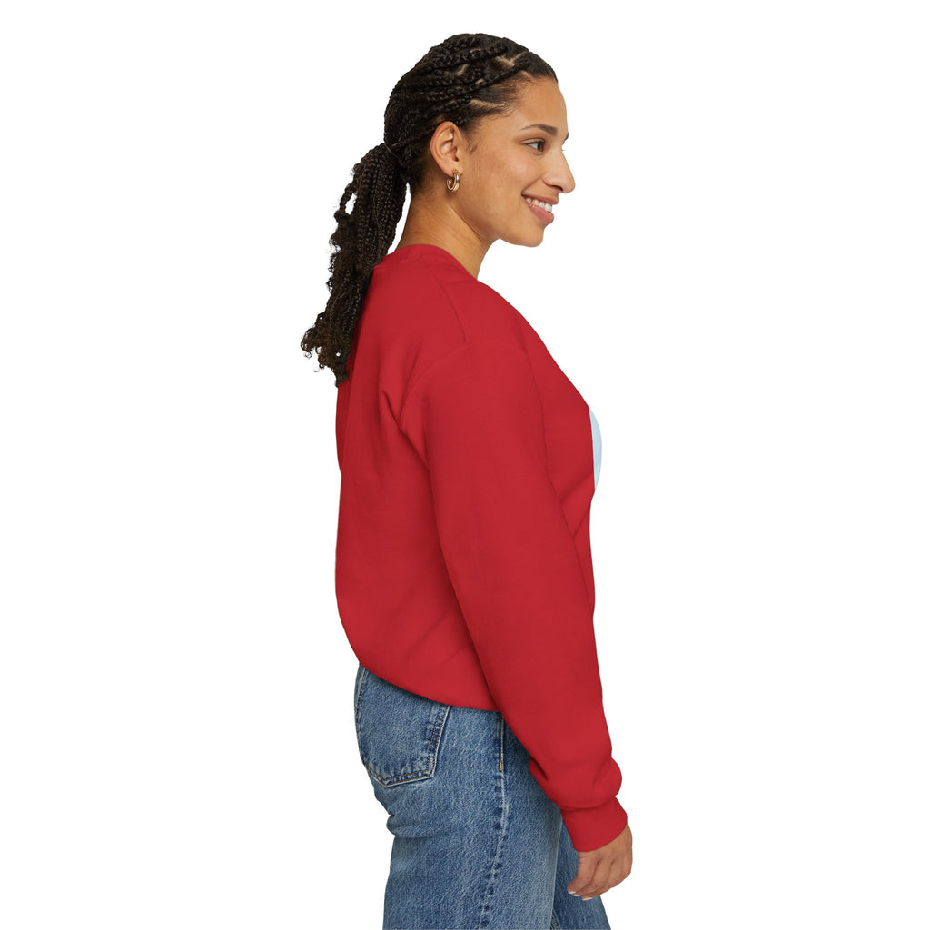 Crewneck Sweatshirt — "Virtue is Sufficient" Minimalist Inspirational Design