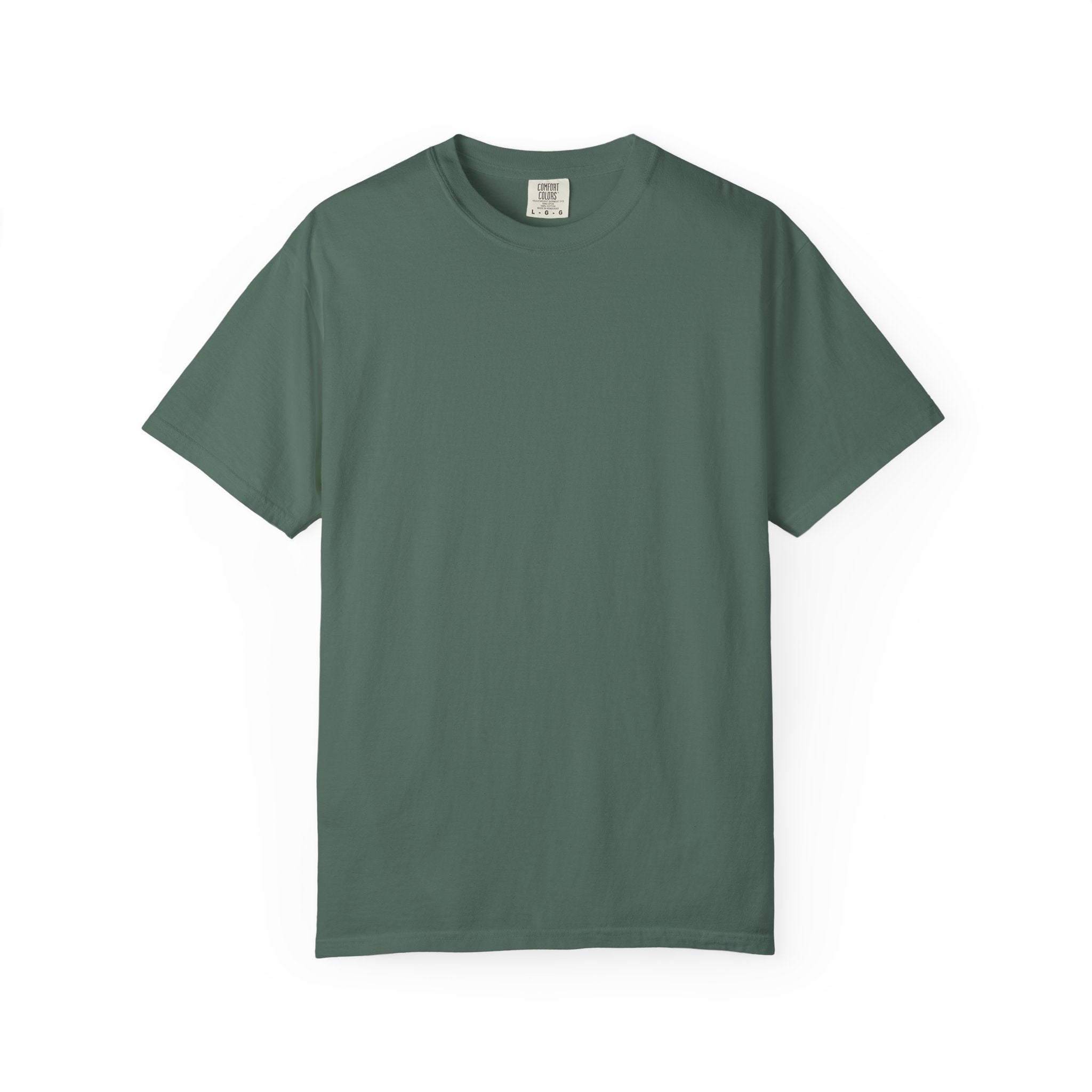 Classic Blank Garment-Dyed T-Shirt — Minimal Crew Tee