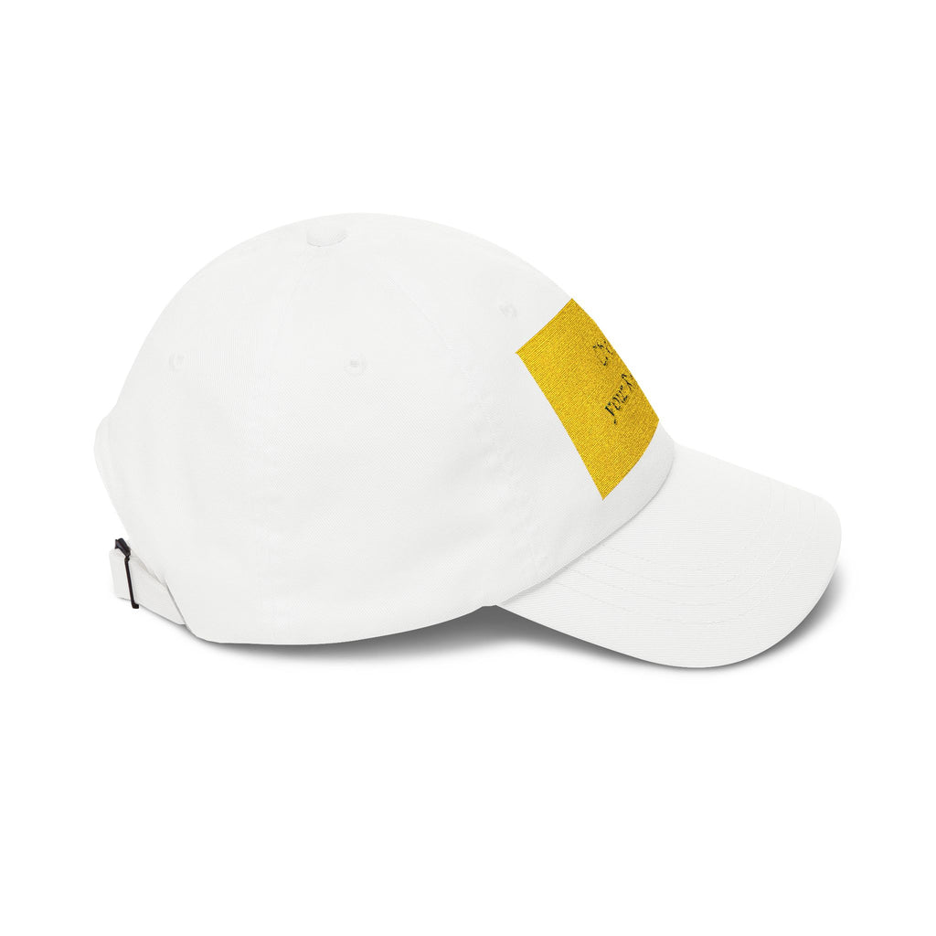 Choose Your Response Dad Cap – White Embroidered Baseball Hat