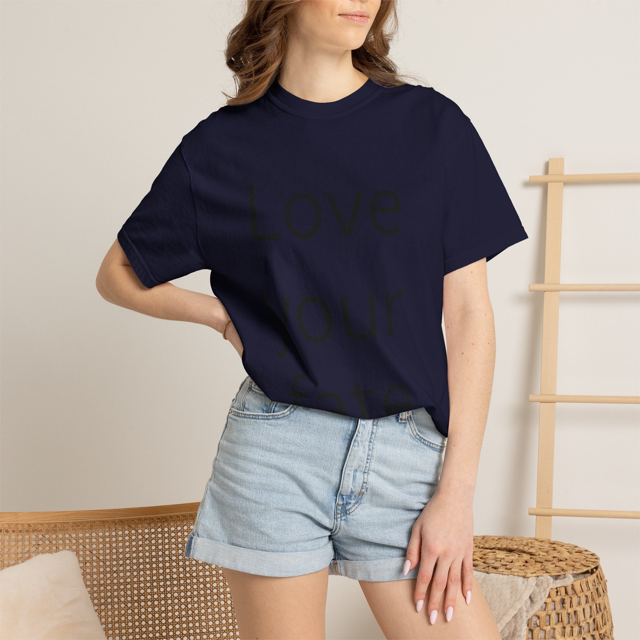 Love Your Fate T-Shirt — Minimal Inspirational Quote Tee
