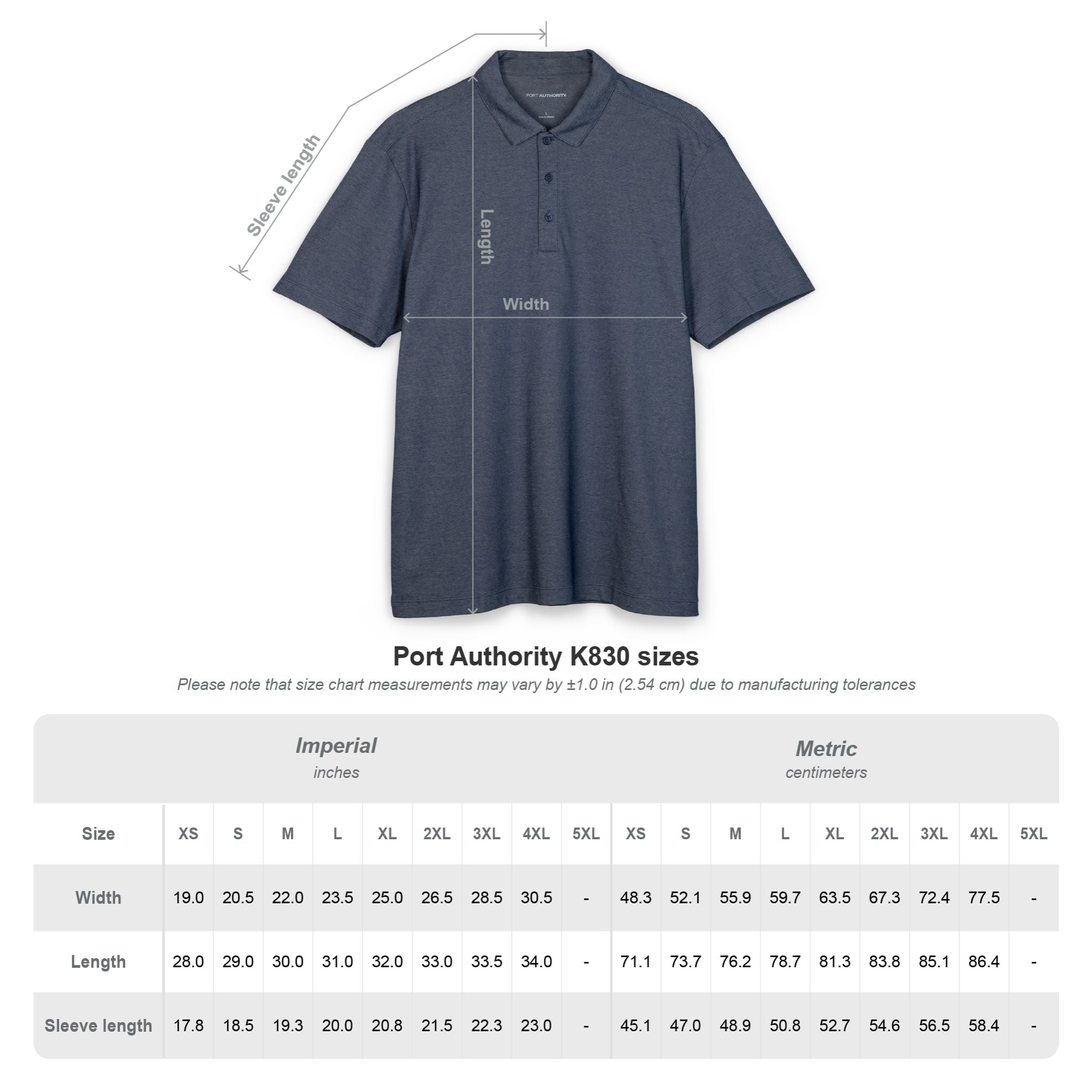 Classic Men's Fine Pique Polo Shirt — Port Authority Blend