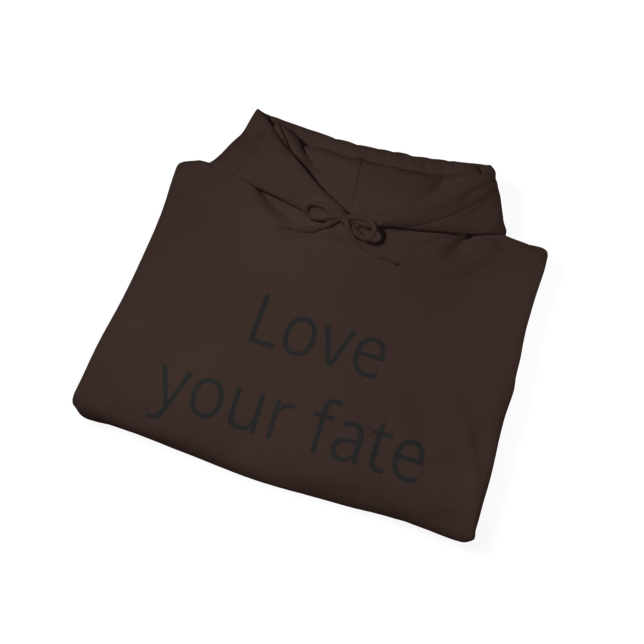 Love Your Fate Hoodie — Inspirational Minimalist Slogan Pullover
