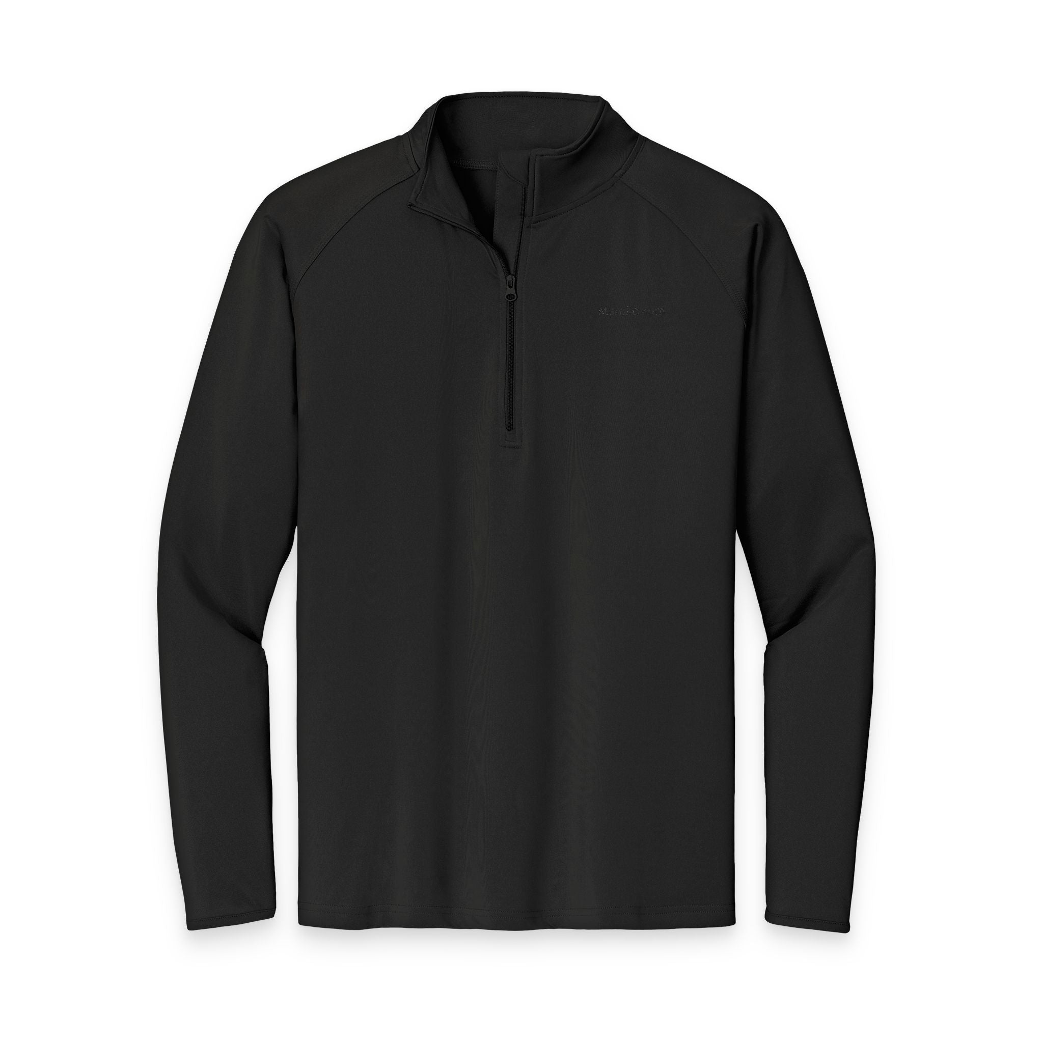 Embroidered Men's Quarter-Zip Pullover — Lightweight Sport-Wick Performance