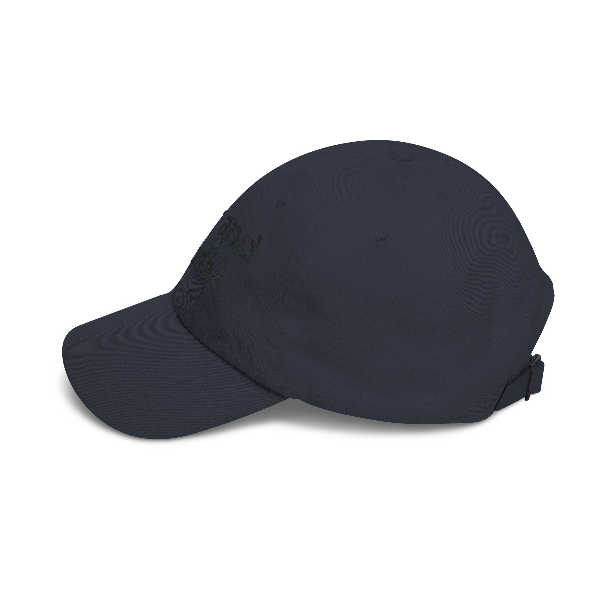 Dad Cap — "Bear and Forbear" Embroidered Cotton Hat