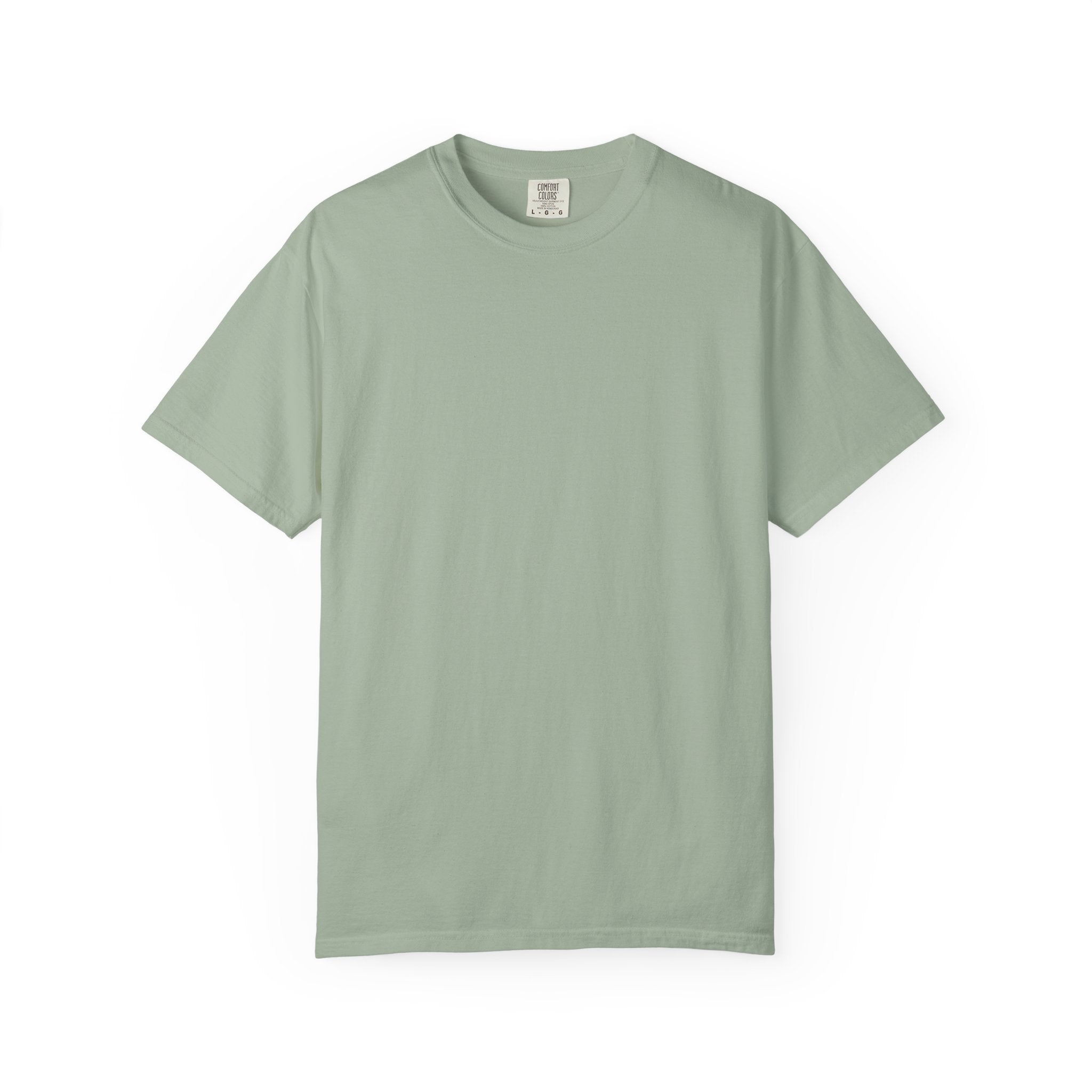 Classic Blank Garment-Dyed T-Shirt — Minimal Crew Tee