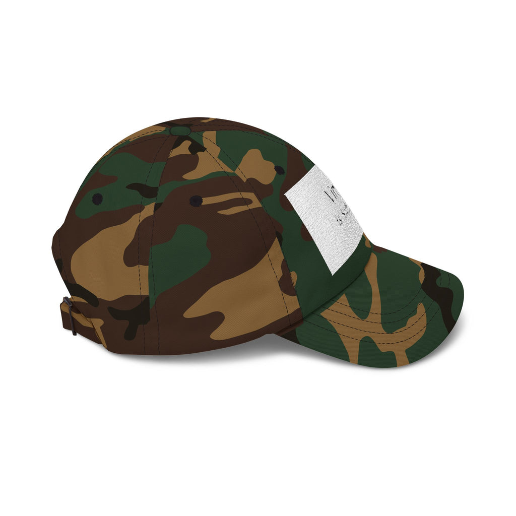 Dad Cap — "Virtue is Sufficient" Embroidered Classic Hat