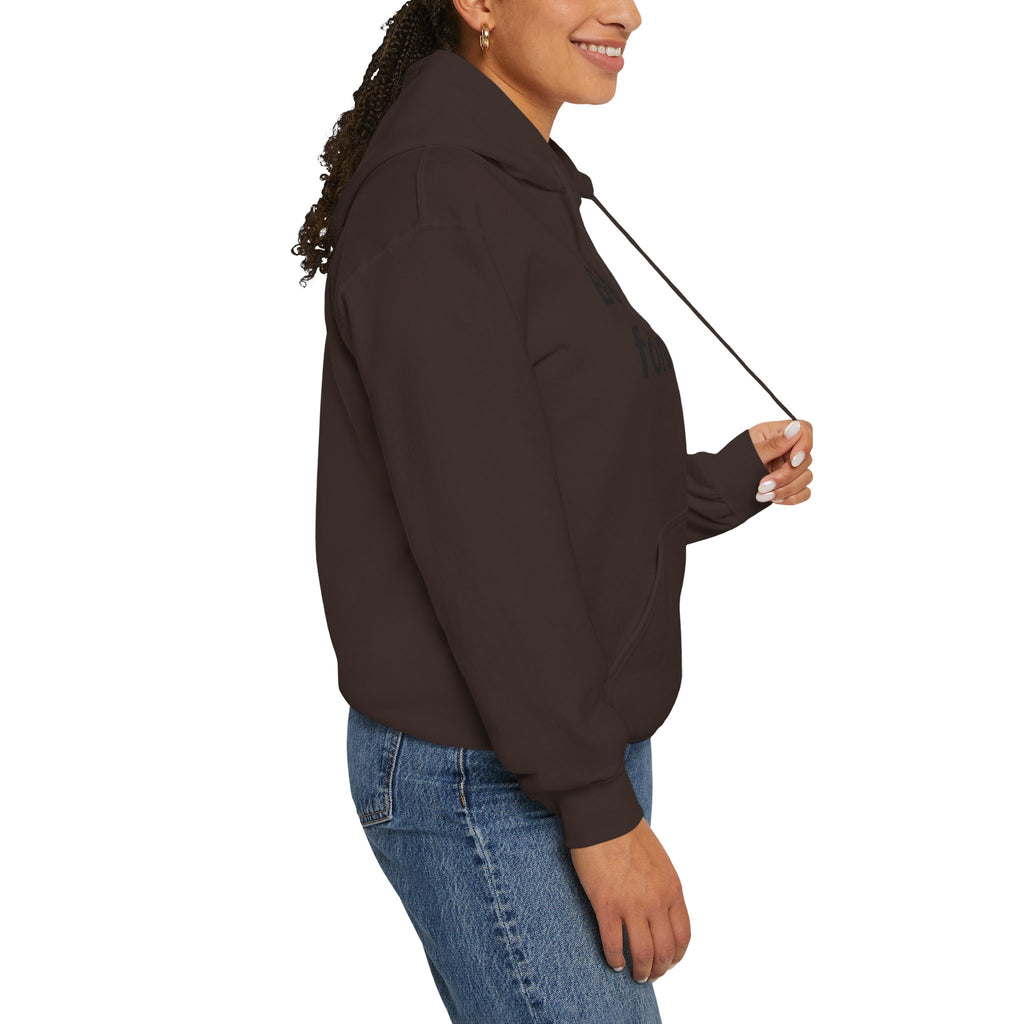 Bear and forbear Hoodie — Minimalist Typography Sweatshirt