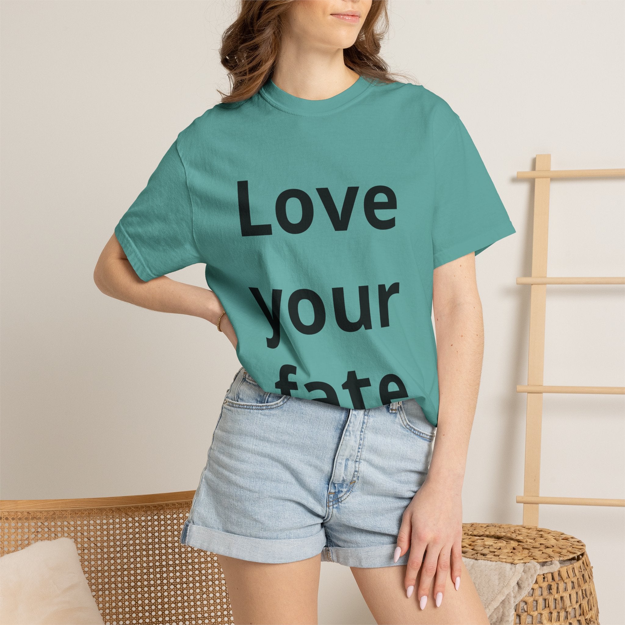 Love Your Fate T-Shirt — Minimal Inspirational Quote Tee