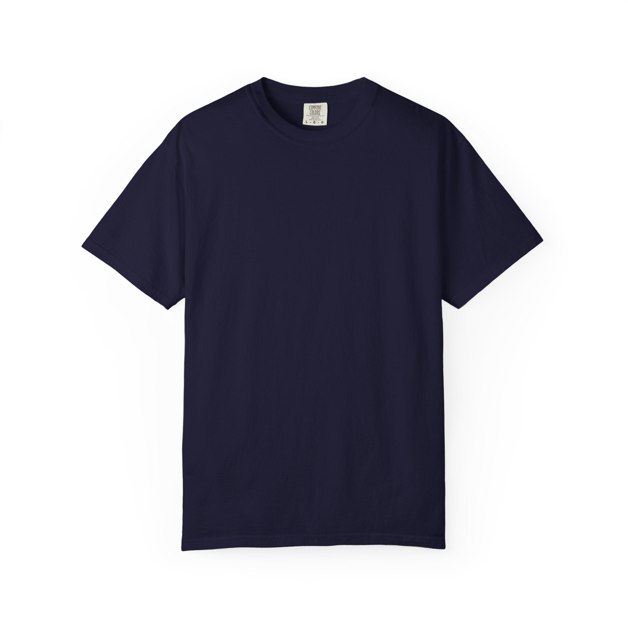 Classic Blank Garment-Dyed T-Shirt — Minimal Crew Tee
