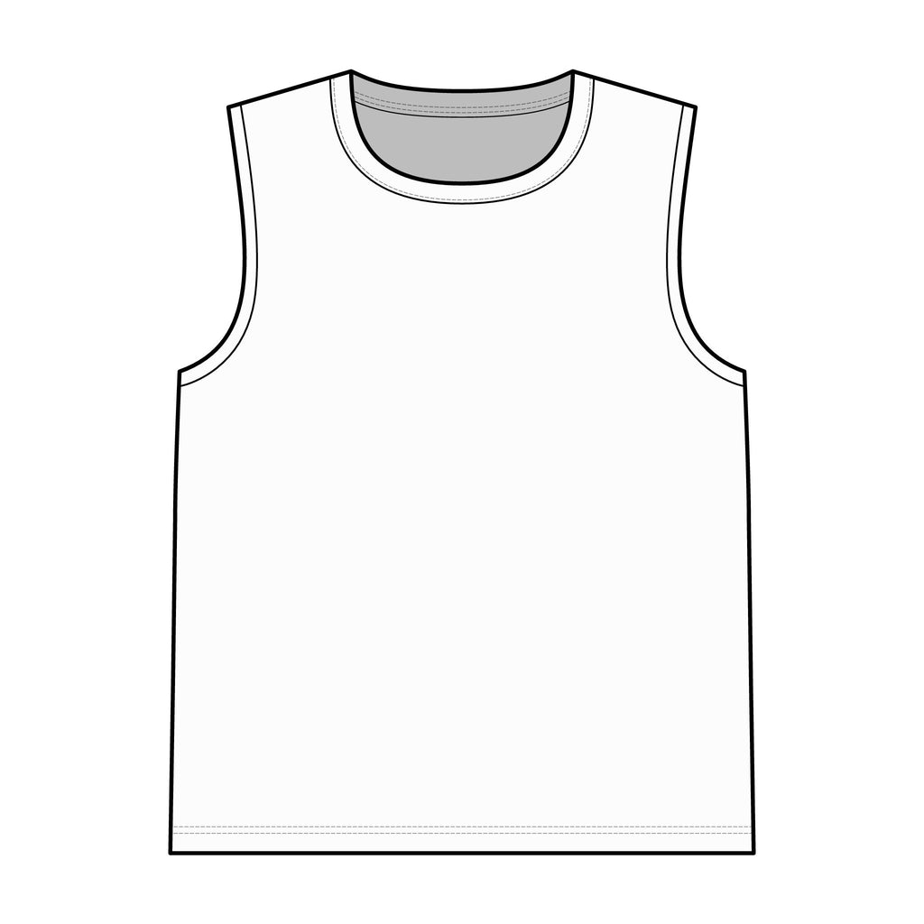 Garment-Dyed Tank Top — Vintage Washed Sleeveless Tee