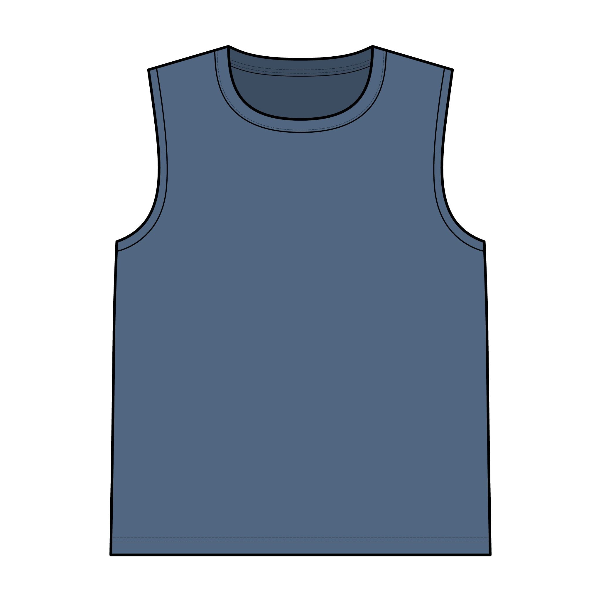 Garment-Dyed Tank Top — Vintage Washed Sleeveless Tee