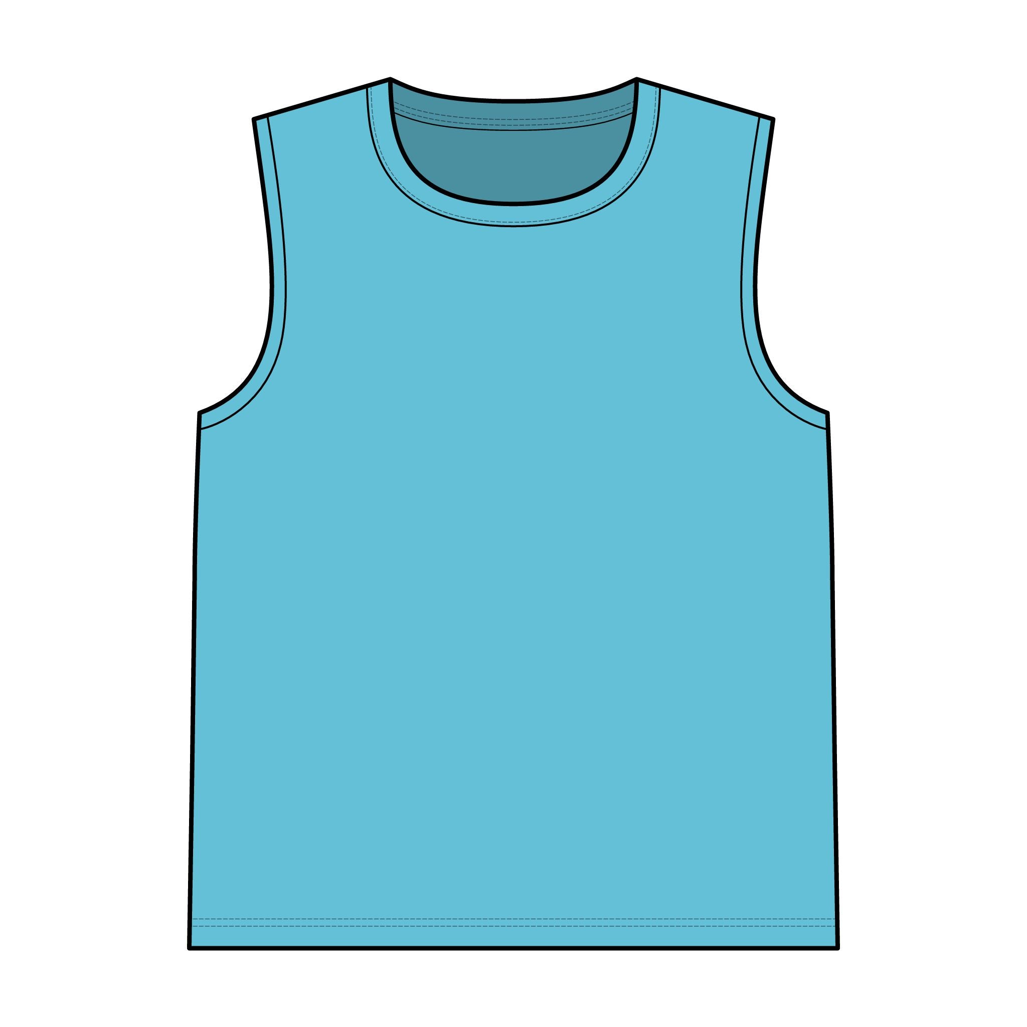 Garment-Dyed Tank Top — Vintage Washed Sleeveless Tee