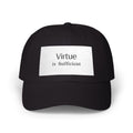 Dad Cap — "Virtue is Sufficient" Embroidered Classic Hat