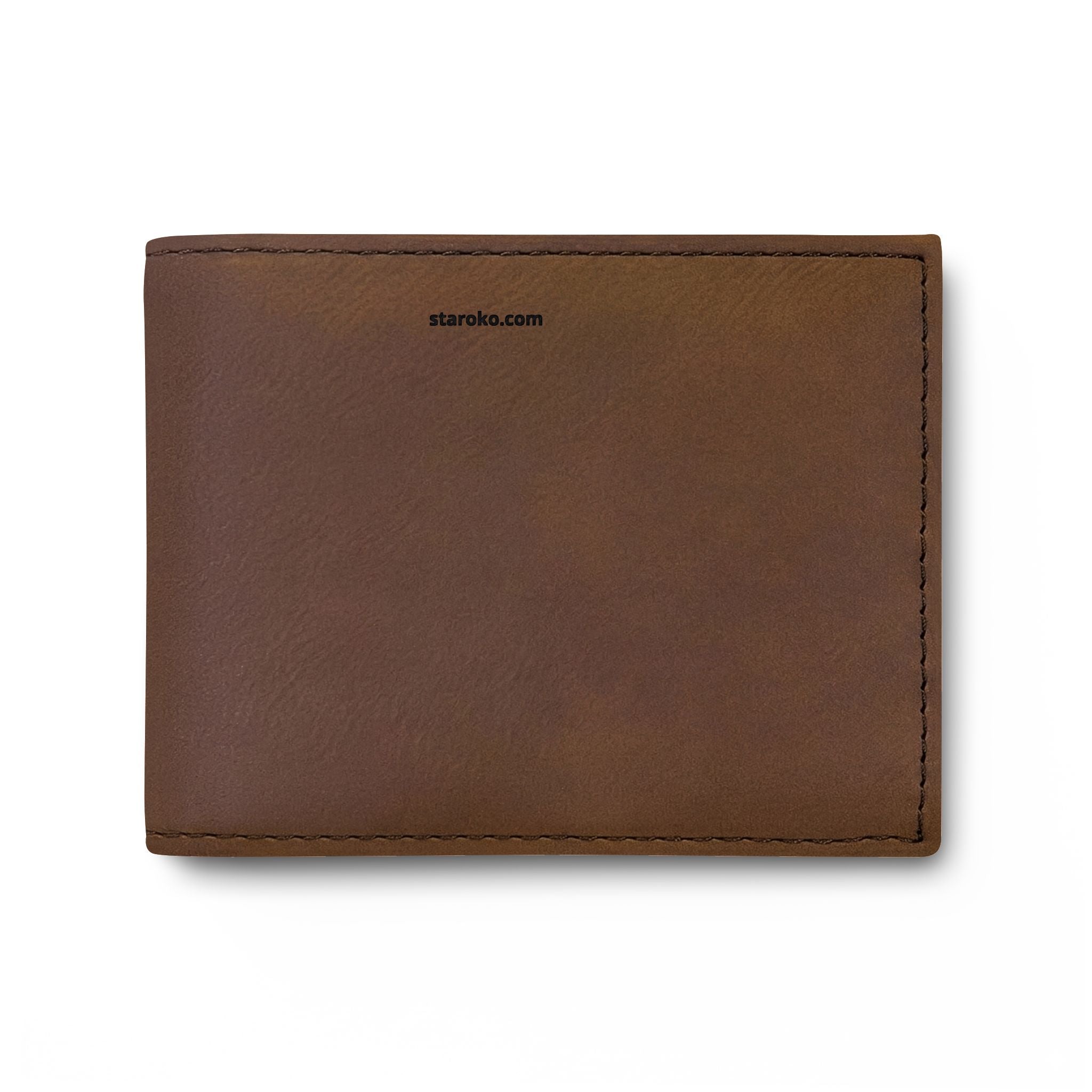 Slim Bi-Fold Wallet — Minimal Leather Flip Wallet