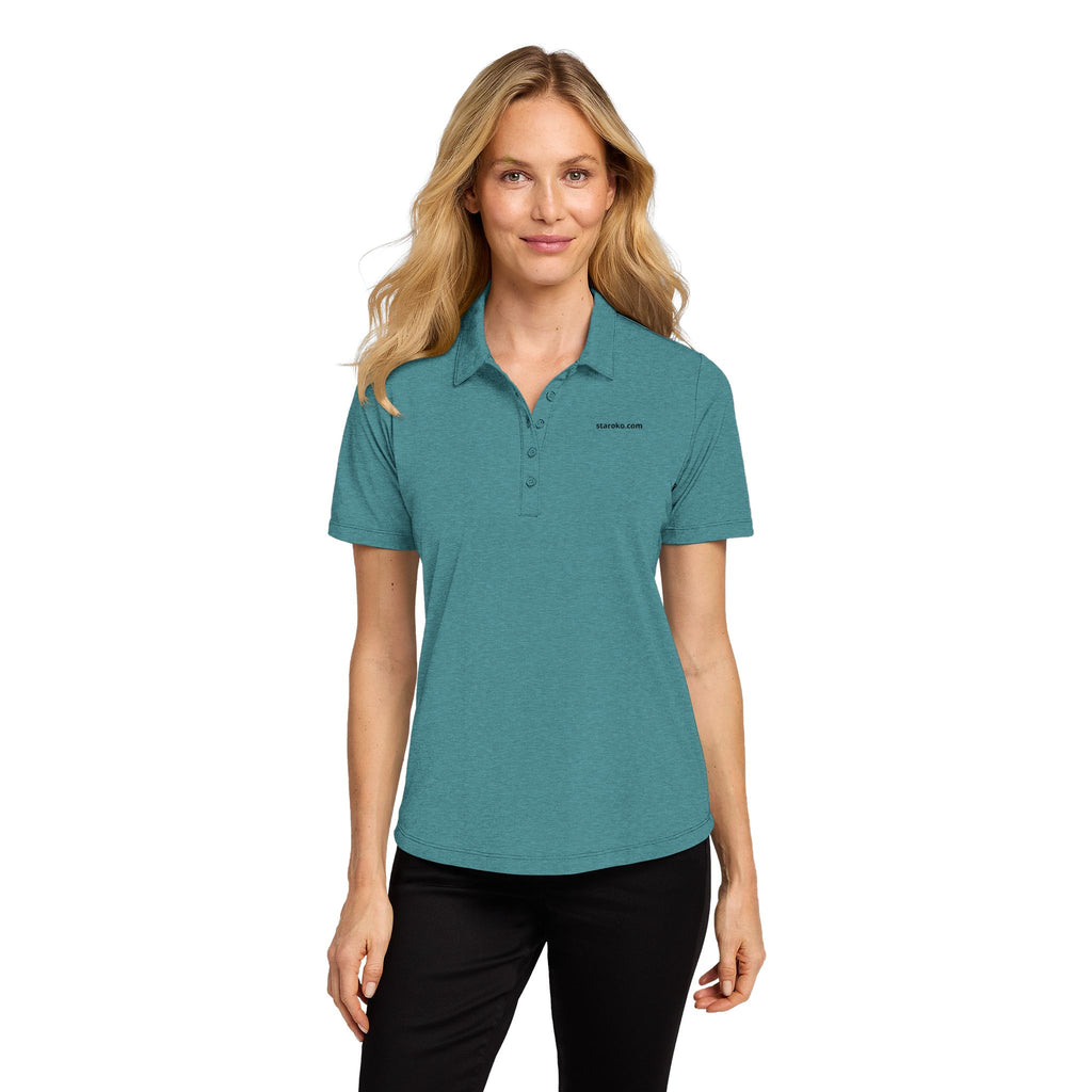 Ladies Fine Pique Blend Polo — Women's Classic Short‑Sleeve Work & Golf Shirt