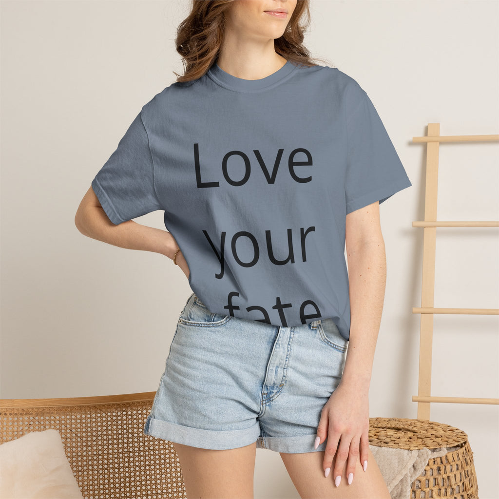 Love Your Fate T-Shirt — Minimal Inspirational Quote Tee