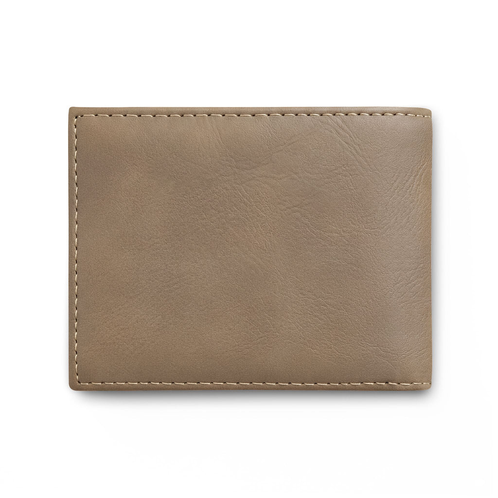 Slim Bi-Fold Wallet — Minimal Leather Flip Wallet
