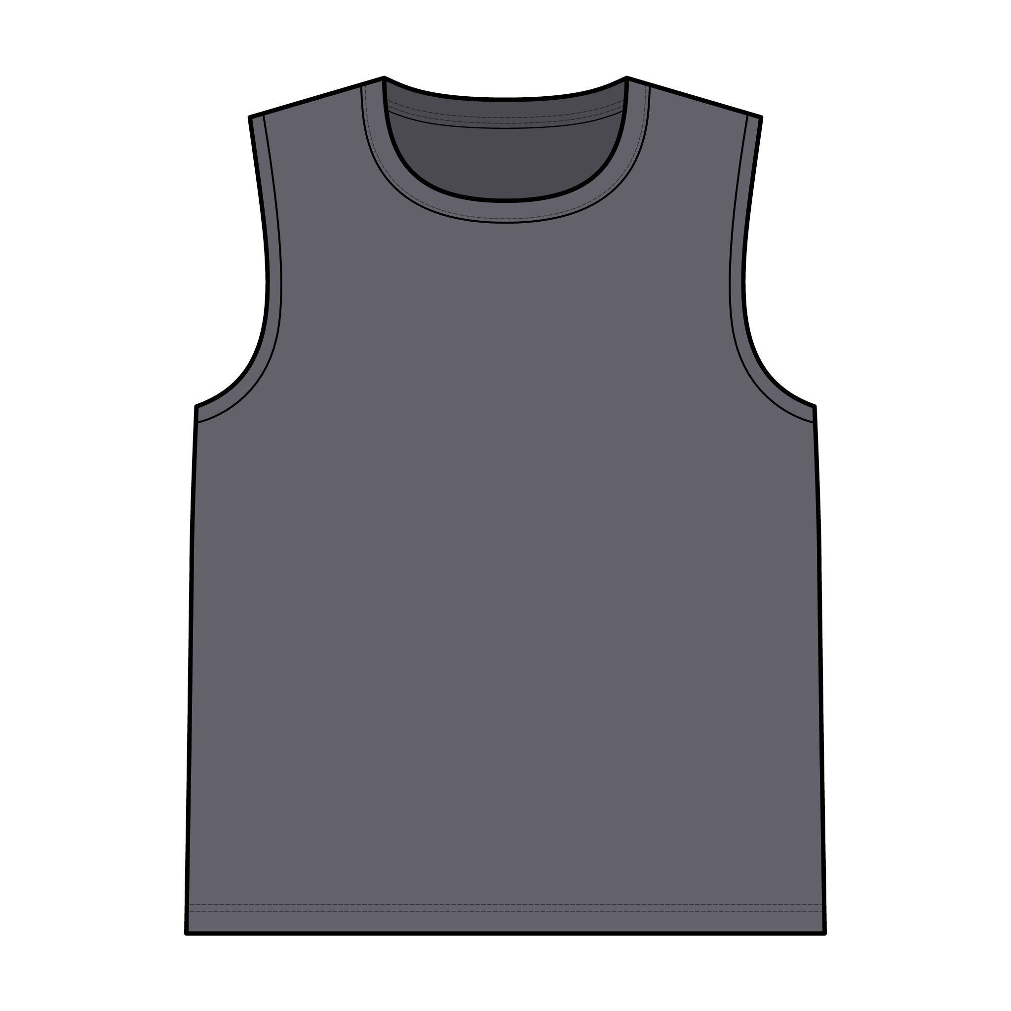 Garment-Dyed Tank Top — Vintage Washed Sleeveless Tee