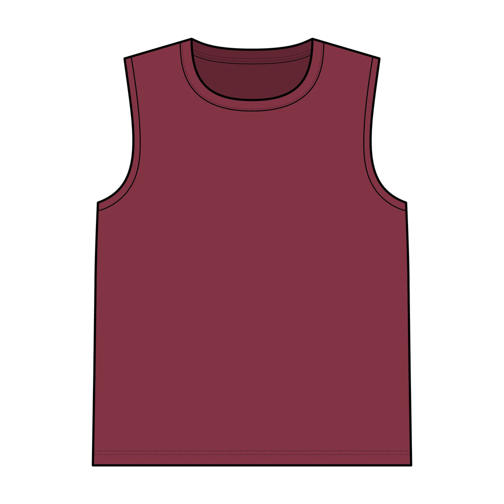 Garment-Dyed Tank Top — Vintage Washed Sleeveless Tee