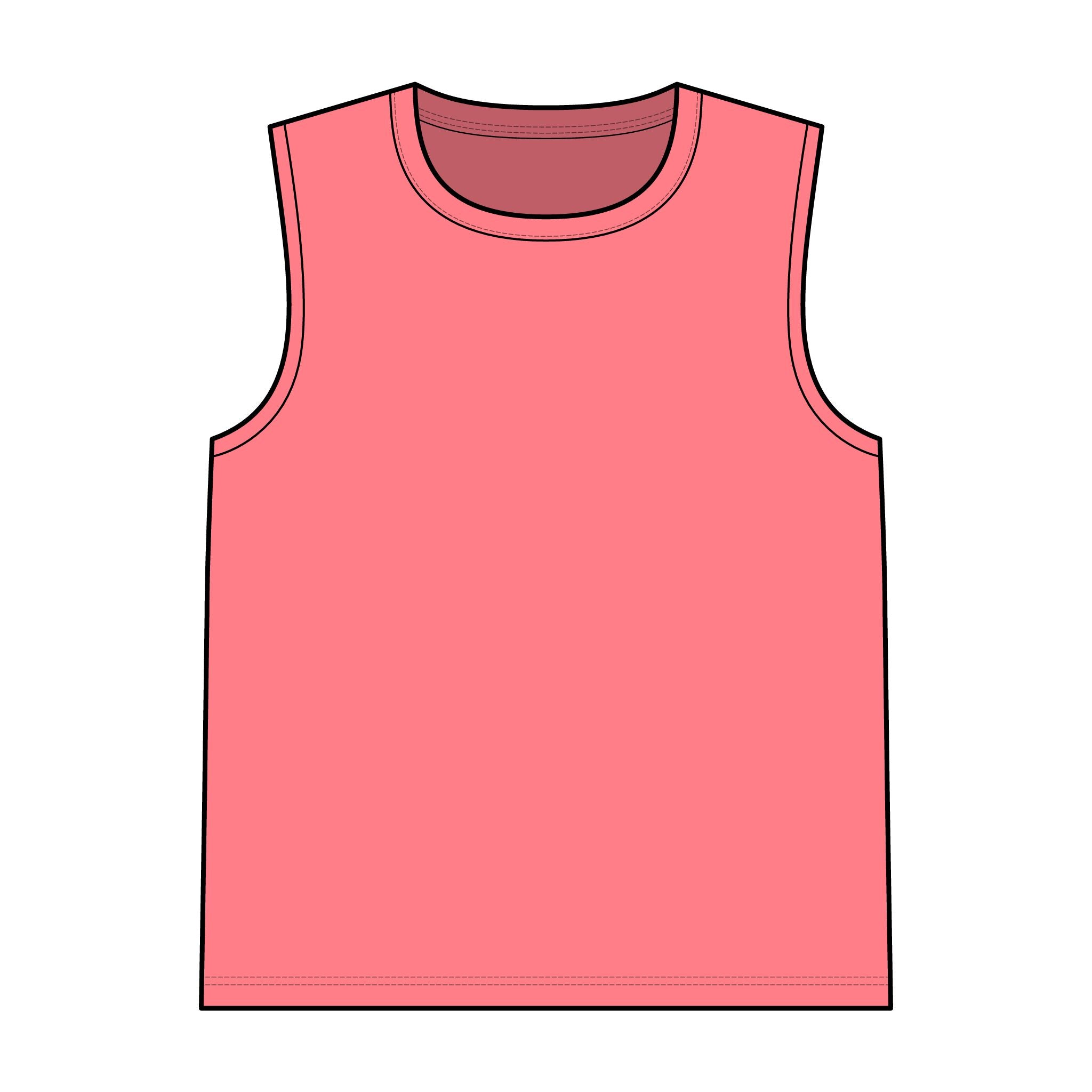 Garment-Dyed Tank Top — Vintage Washed Sleeveless Tee