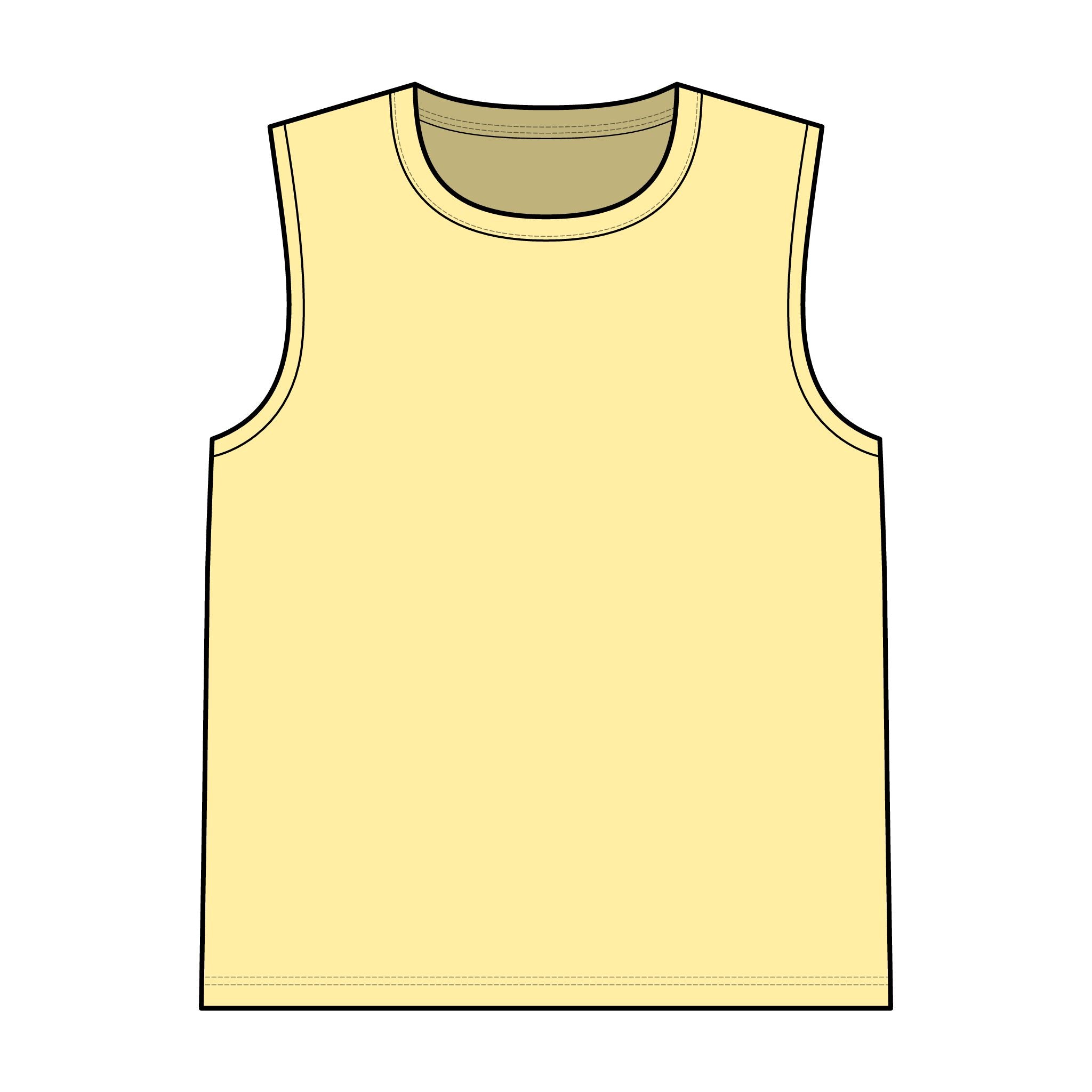 Garment-Dyed Tank Top — Vintage Washed Sleeveless Tee