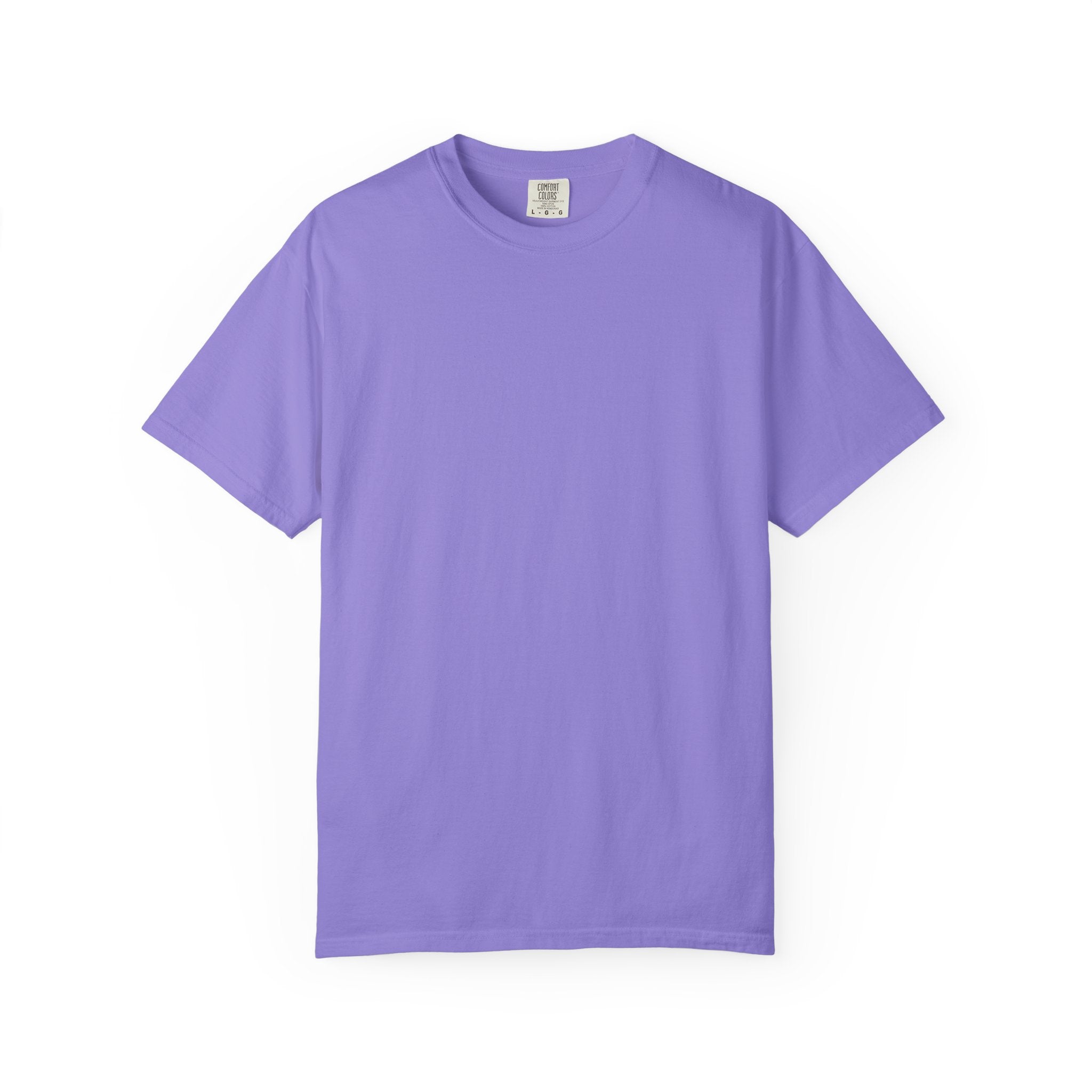 Classic Blank Garment-Dyed T-Shirt — Minimal Crew Tee
