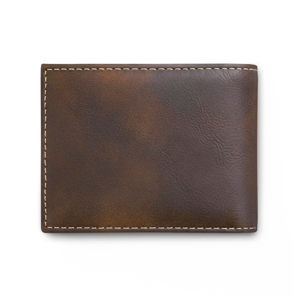 Slim Bi-Fold Wallet — Minimal Leather Flip Wallet