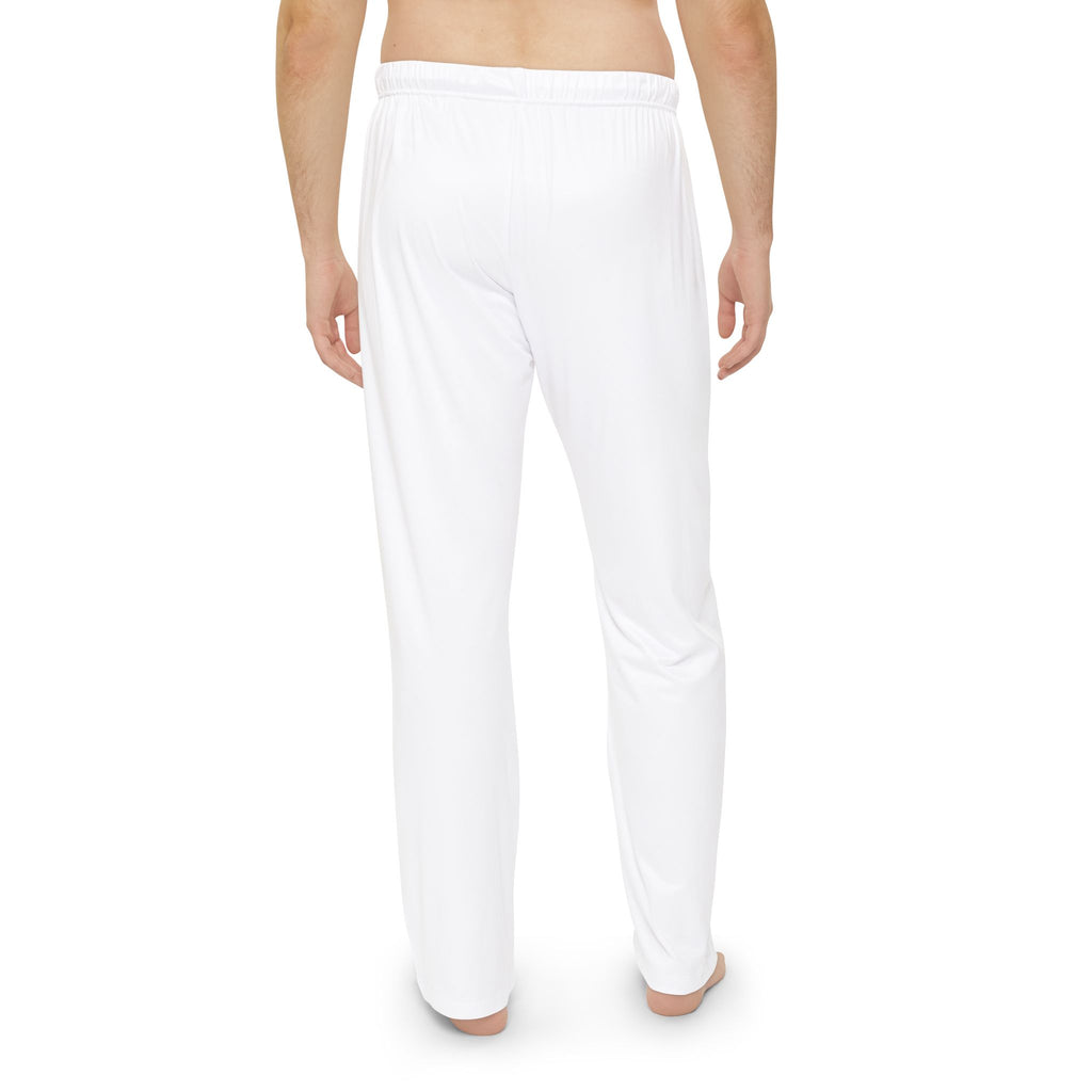 Men's White Pajama Pants — Lightweight Lounge Sleepwear