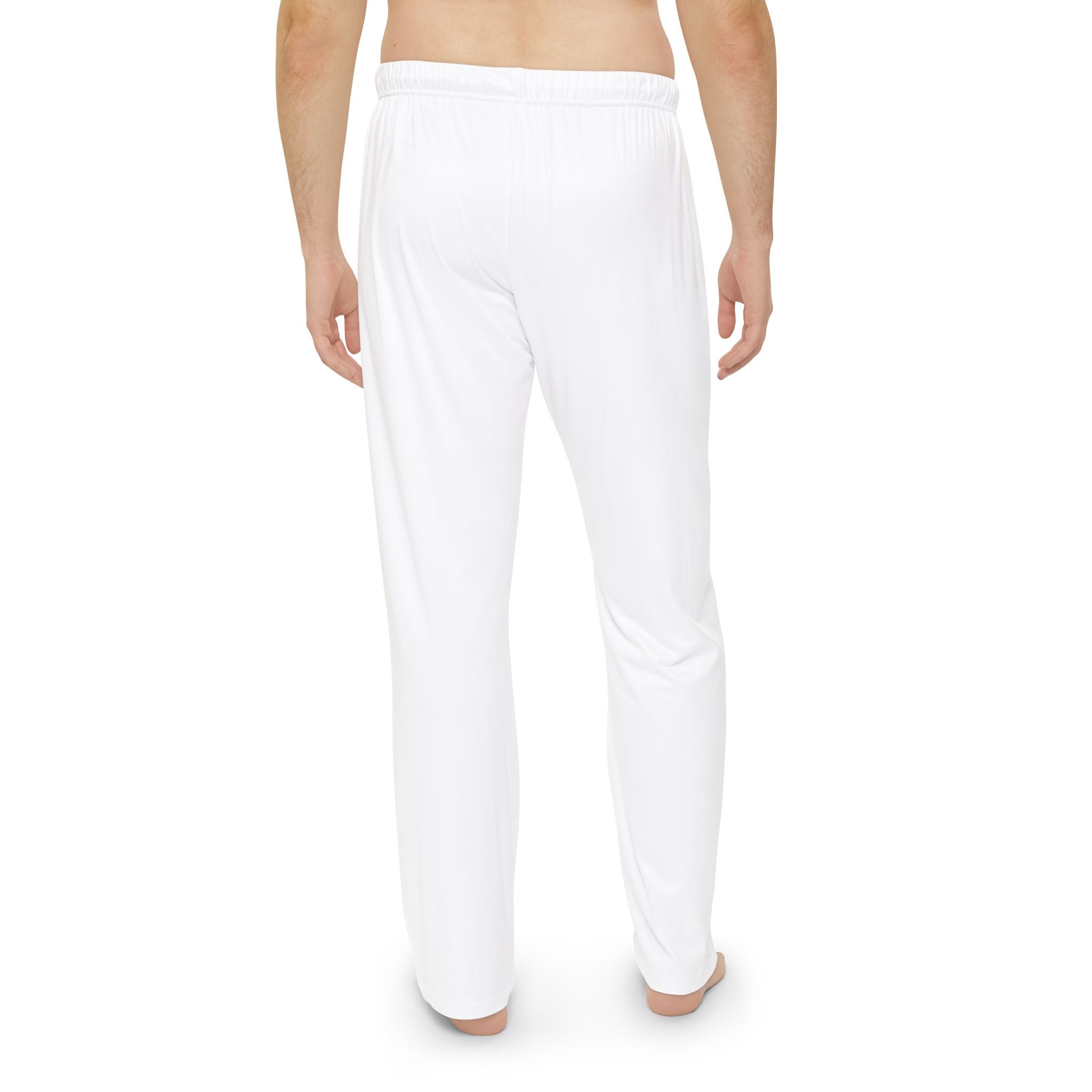 Men's White Pajama Pants — Lightweight Lounge Sleepwear