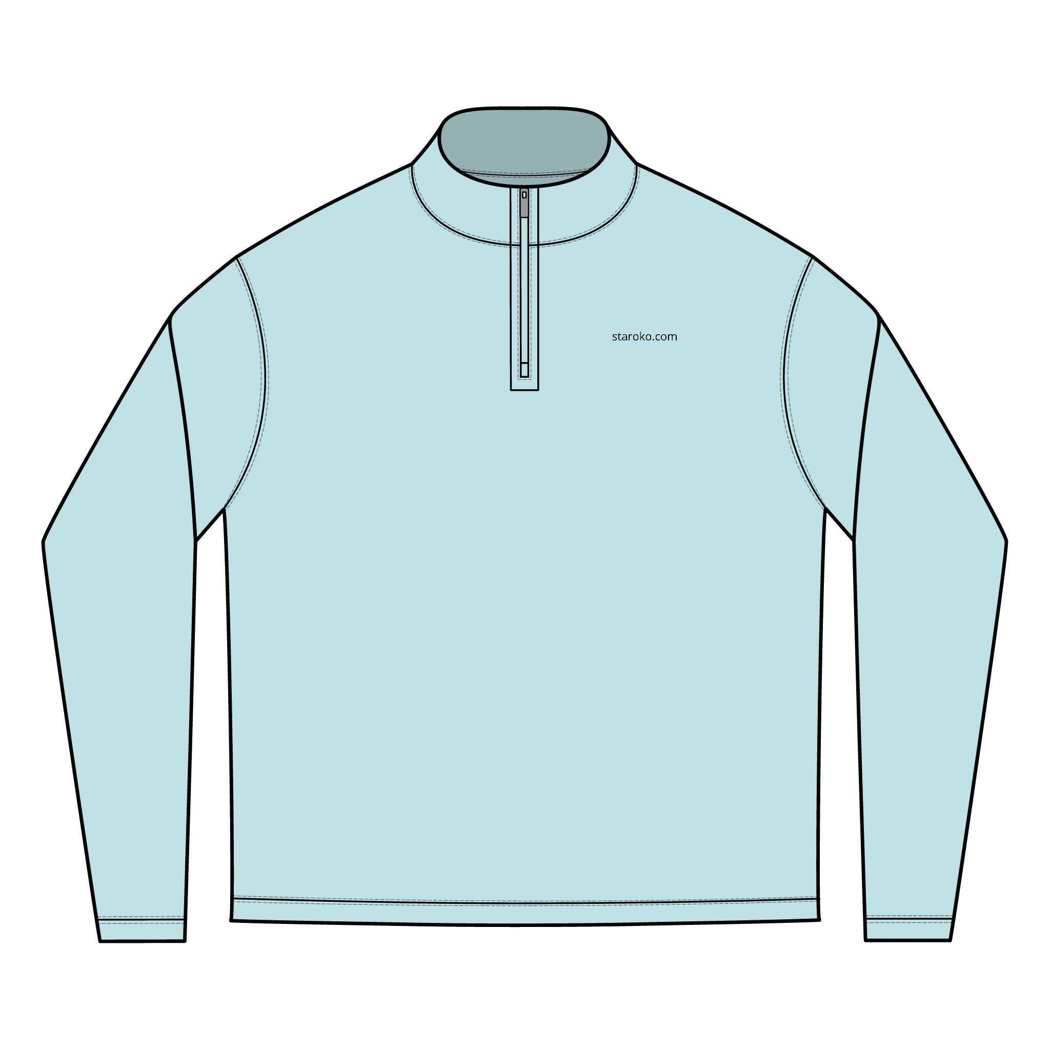 Men's Midweight Quarter-Zip Pullover