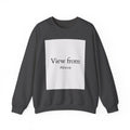 View From Above Crewneck Sweatshirt – Minimal Aesthetic Graphic Pullover