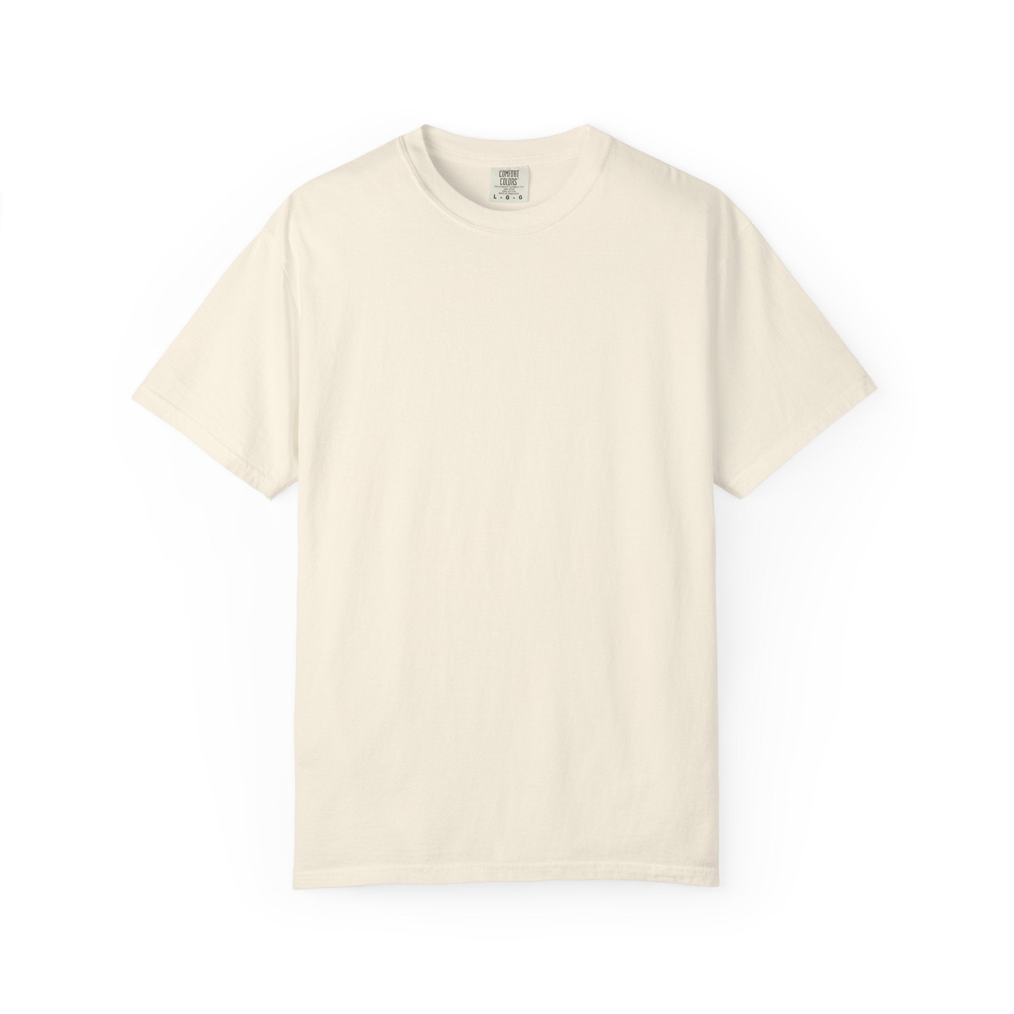 Classic Blank Garment-Dyed T-Shirt — Minimal Crew Tee