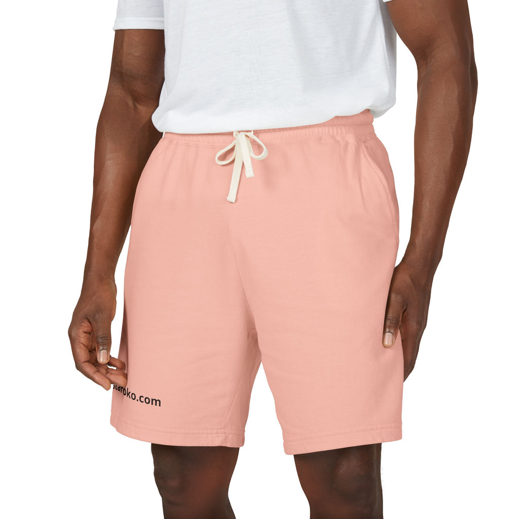Lightweight Fleece Sweat Shorts — Garment-Dyed Casual Lounge Shorts
