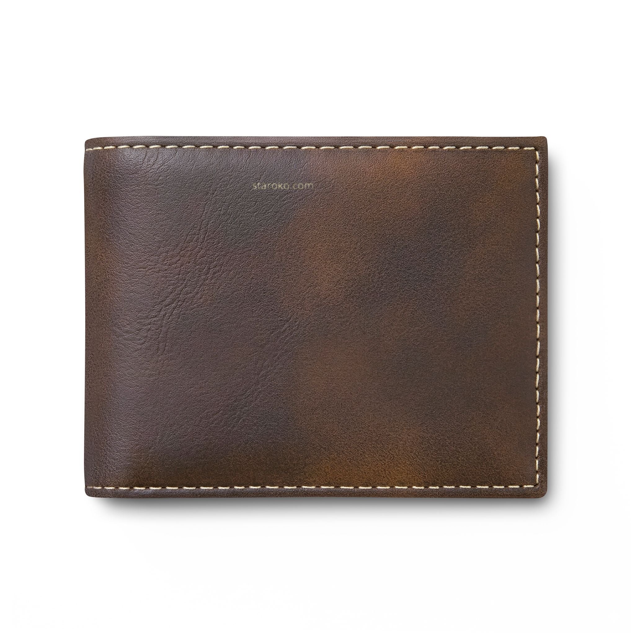 Slim Bi-Fold Wallet — Minimal Leather Flip Wallet