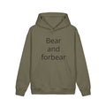 Bear and Forbear Hoodie — Cozy Brown Graphic Sweatshirt